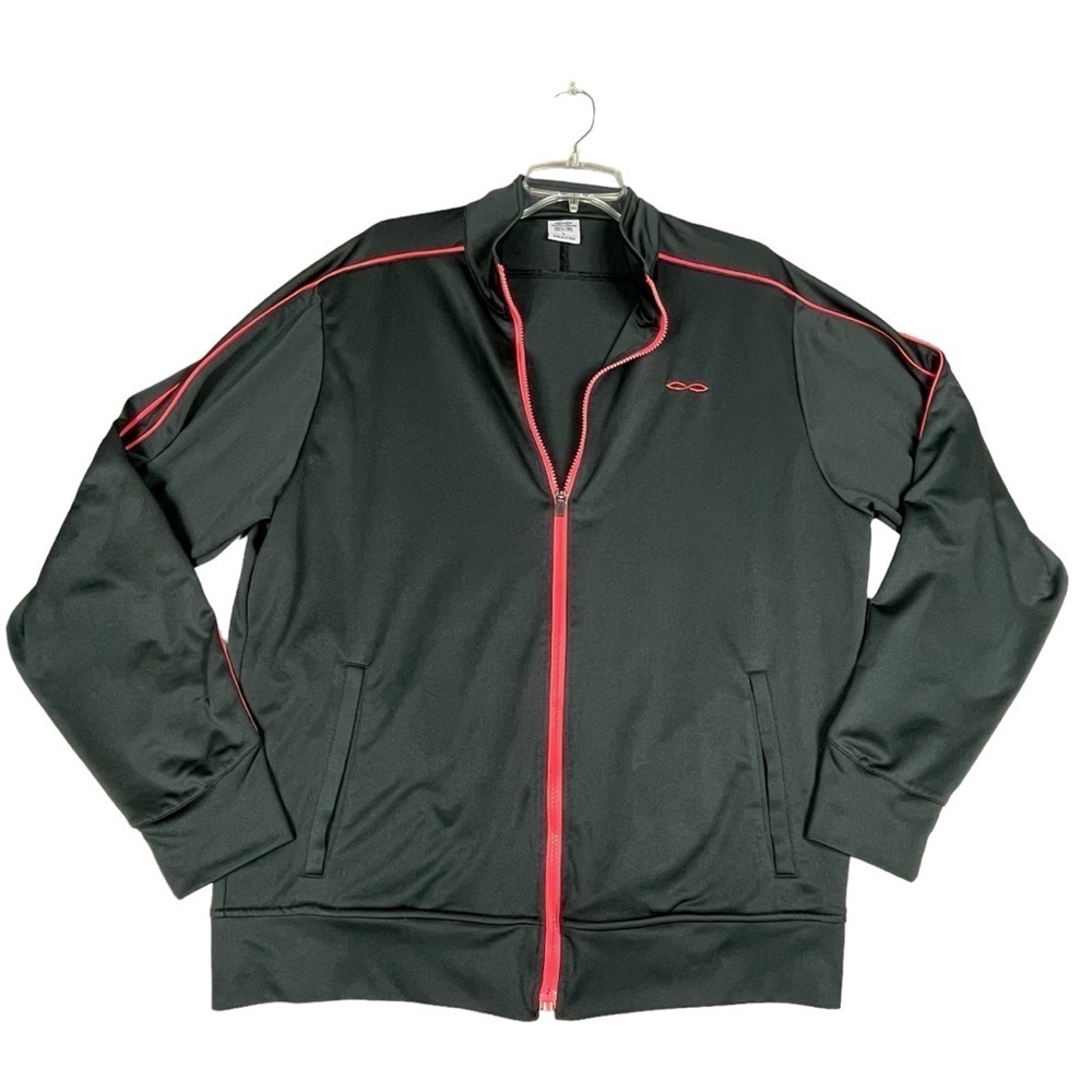 Snake Eyes Mens Dry-18 Golf Performance Wear Activewear Full Zip Jacket - Sz L